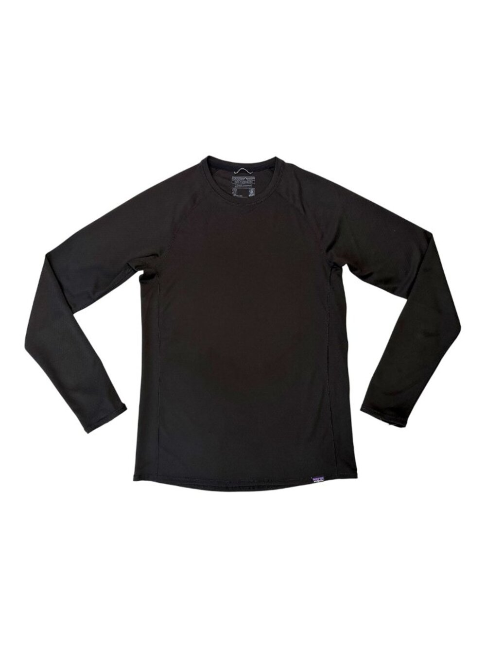 Patagonia Capilene Midweight Crew Men's Small Black Long Sleeve Base Layer